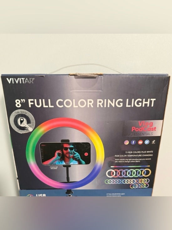 Vivitar Other - Vivitar 8" Full Color Ring Light. NWB